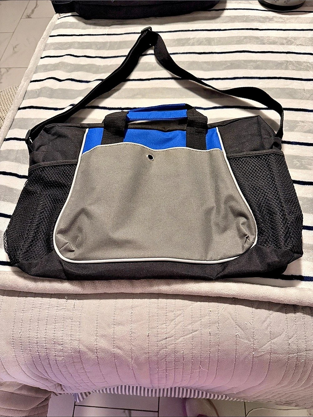 Black & Blue Travel Bag
